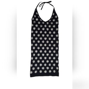 💗 $5 in BUNDLE💗 Soft Body Con Black with Yellow Flowers XS Floral Dress